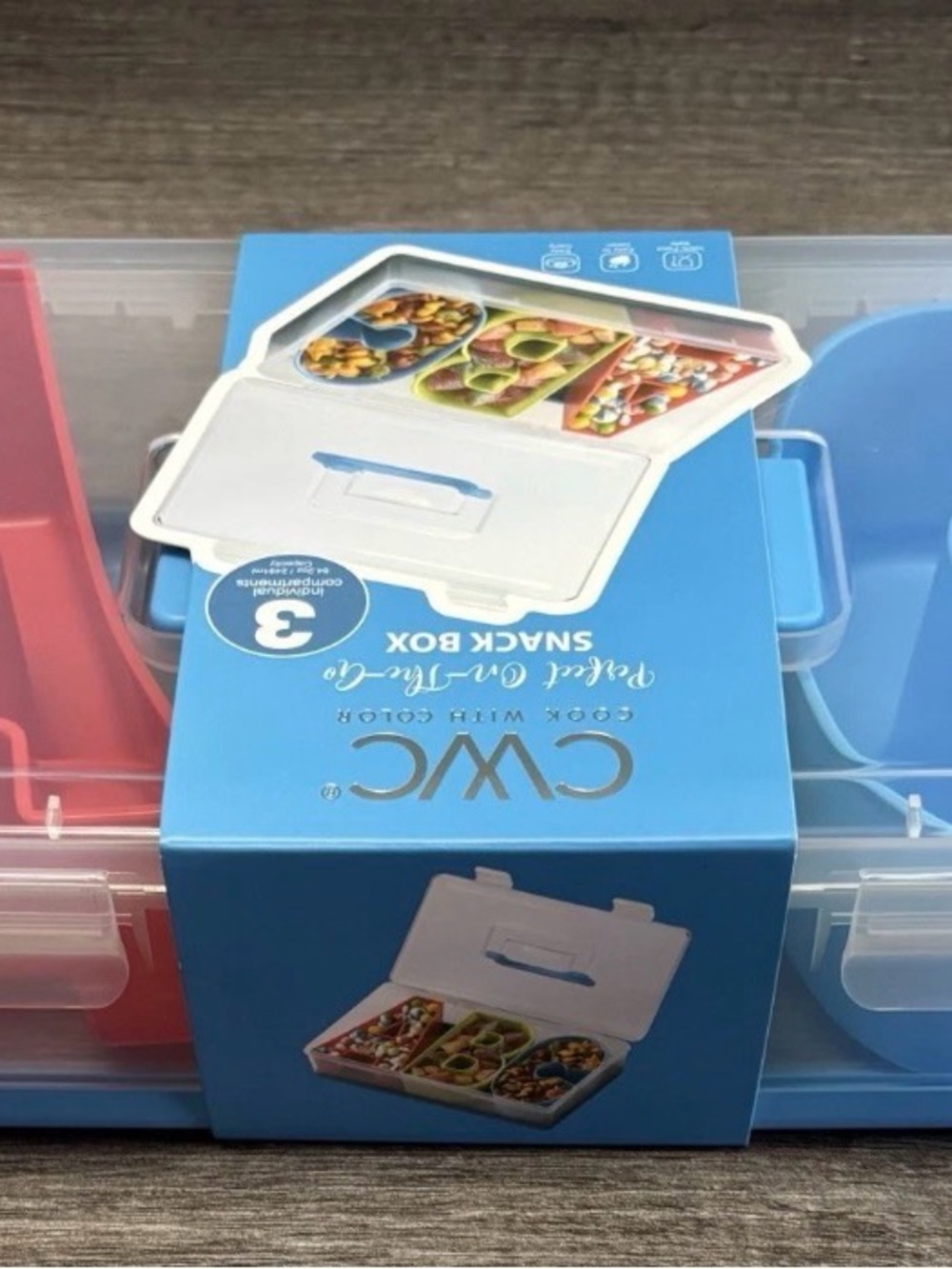 CWC Perfect On-The-Go Snack Box - Blue - Picture 6 of 6
